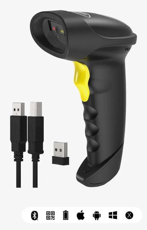 Scanner cod de bare inateck 50 black [BCST-50_black]