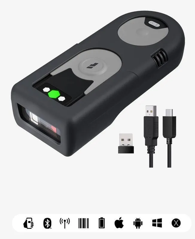 Scanner cod de bare inateck 43 gray [BCST-43_gray]