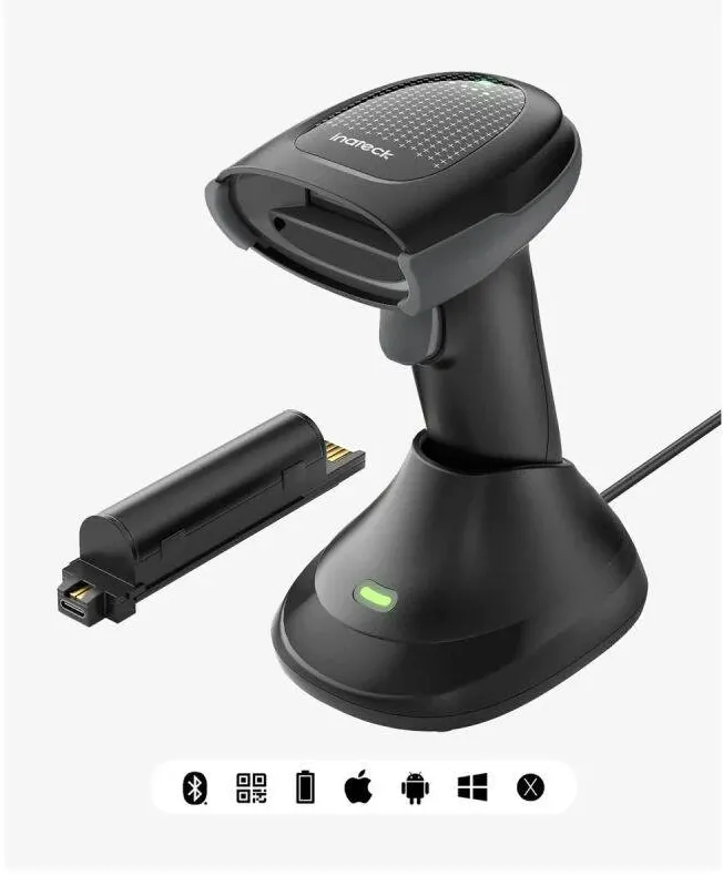 Scanner cod de bare inateck Pro 170B black [N6050]