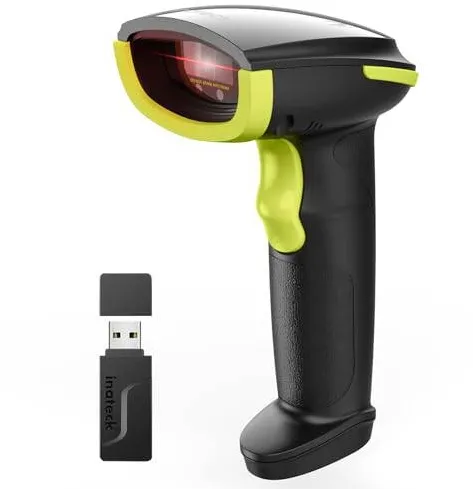 Scanner cod de bare inateck 21 AI black [BCST-21-AI_green]