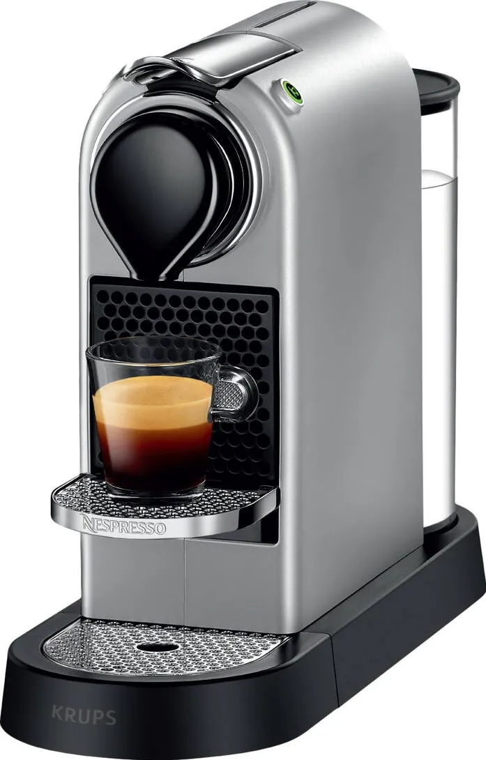 Espressor KRUPS Nespresso CitiZ XN741B, capsule machine (silver)