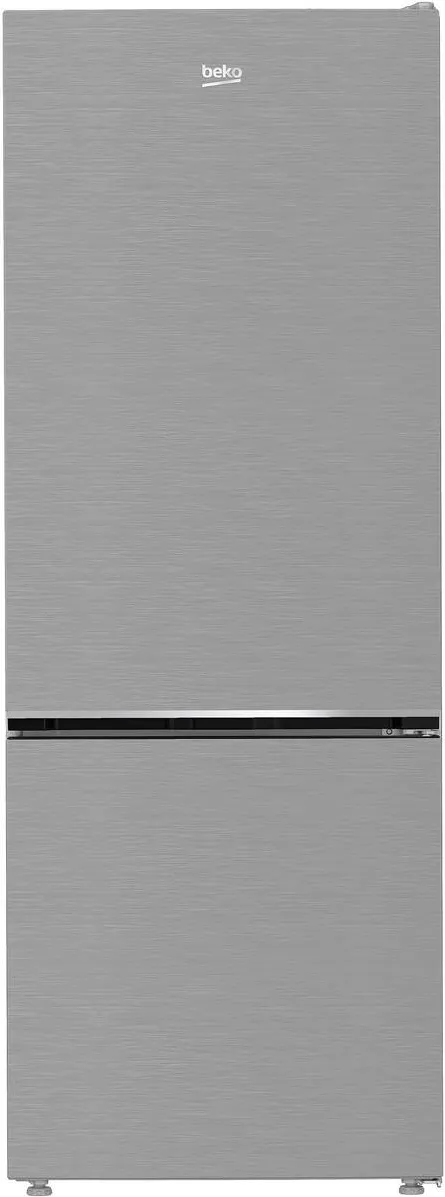 BEKO Combina frigorifica Beko B3RCNE564HXB, 490 l, H 192 cm, No Frost, Clasa E, Functie congelare rapida, Door open buzzer, Iluminare LED, Metal Look