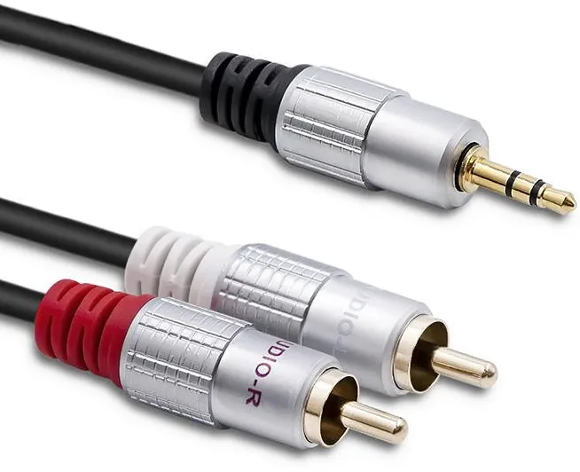 QOLTEC Cable 2xRCA Mini Jack 3.5mm