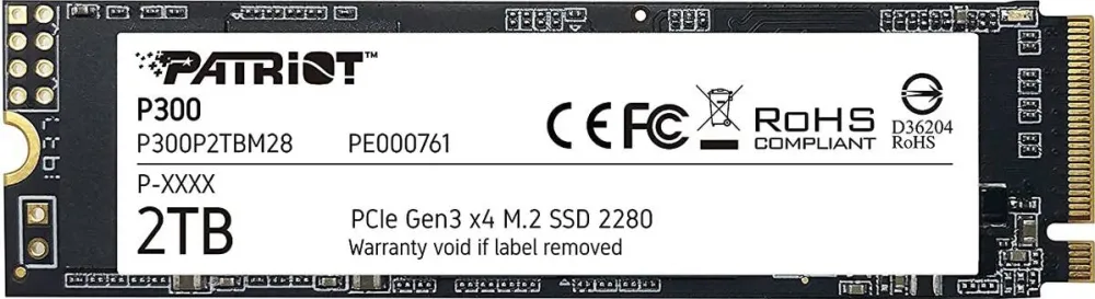SSD Patriot P300 2TB M2 2280 PCIe