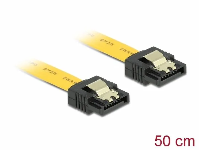 DELOCK 82809, Cable SATA - SATA cable - 50 cm