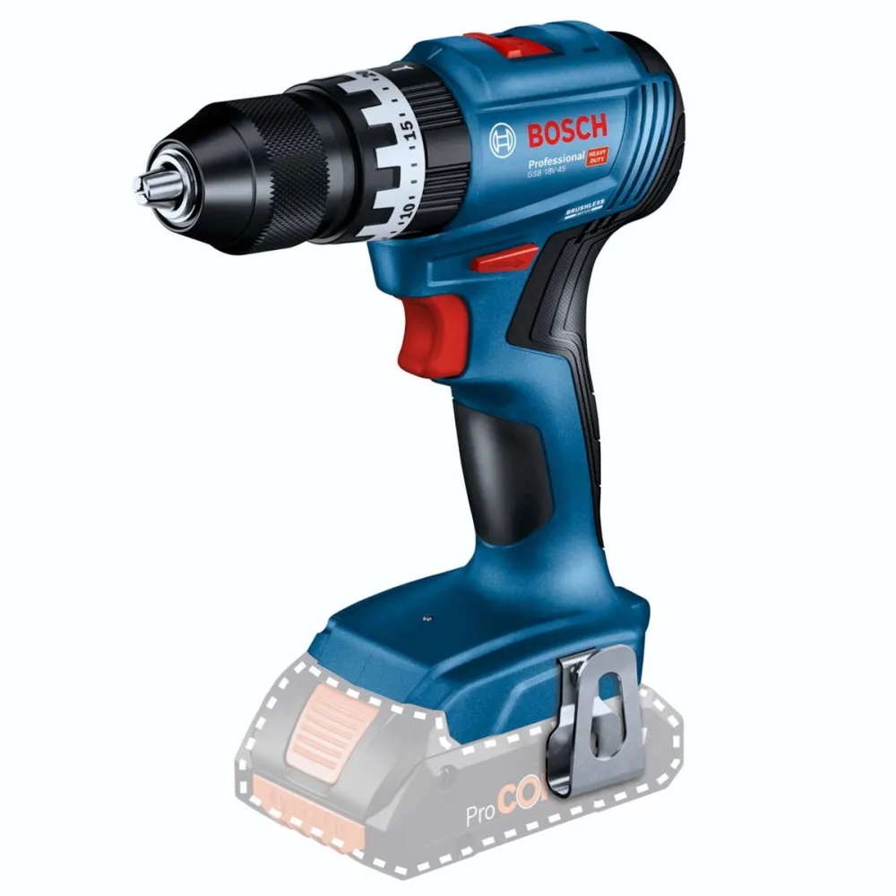 BOSCH Masina de gaurit cu impact GSB 18V-45  Professional solo
