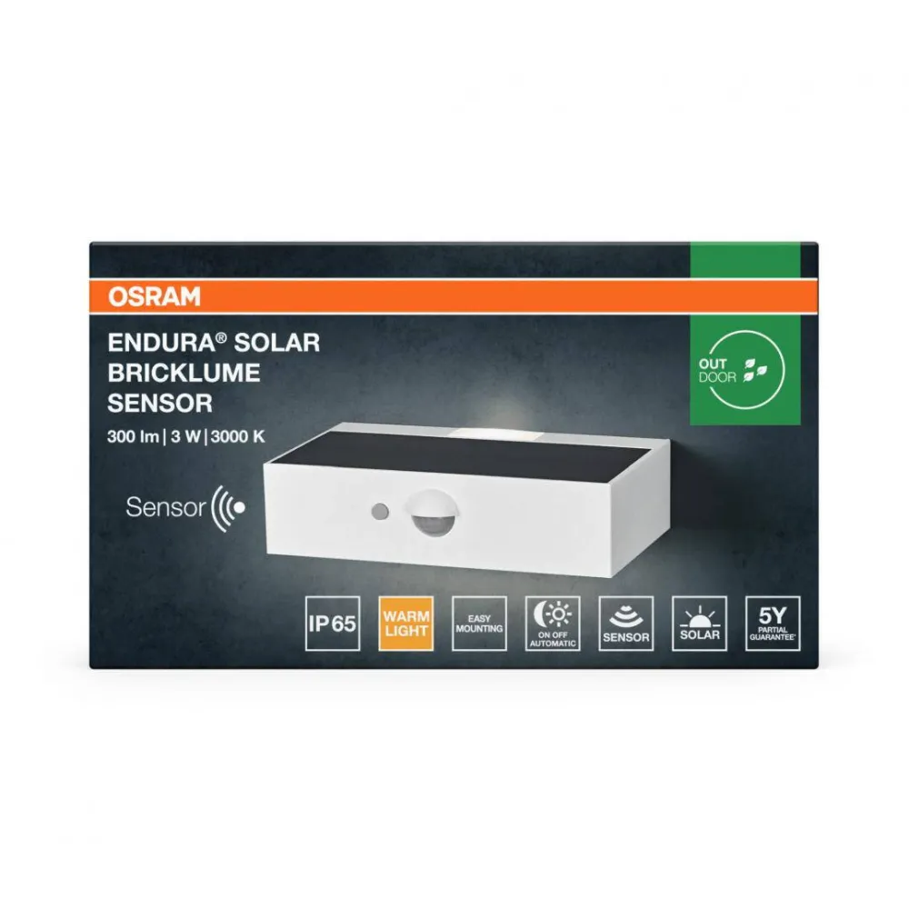 Corp Iluminat Osram ENDURA SOLAR BRICKLUME SEN WT OSRAM