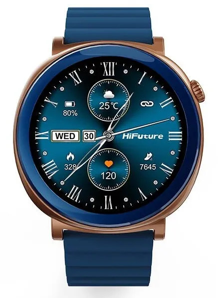 Smartwatch HiFuture Aurora Amoled AI blue