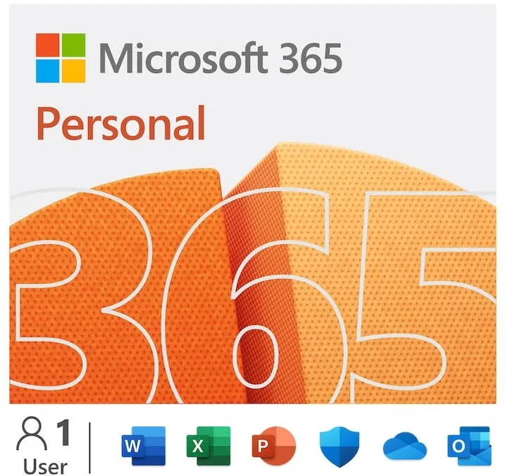 Microsoft 365 Personal, Engleza, subscriptie 1 an, 1 utilizator, retail
