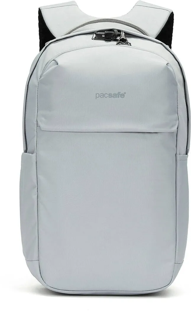 Pacsafe Rucsac antifurt Pacsafe Vibe 20L pentru laptop 16”, gri, protectie RFID, sistem Roobar™ Sport, bretele antitaiere Dyneema®