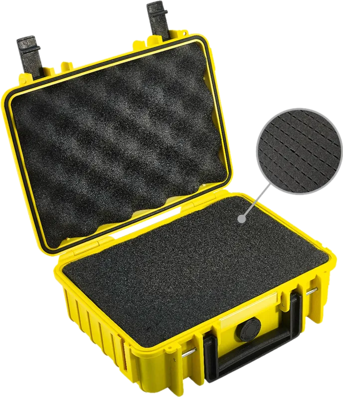 BW Outdoor Cases Type 1000 / Yellow (pre-cut foam)