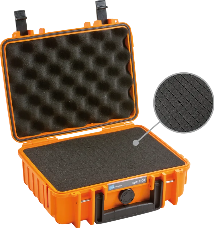 BW Outdoor Cases Type 1000 / Orange (pre-cut foam)