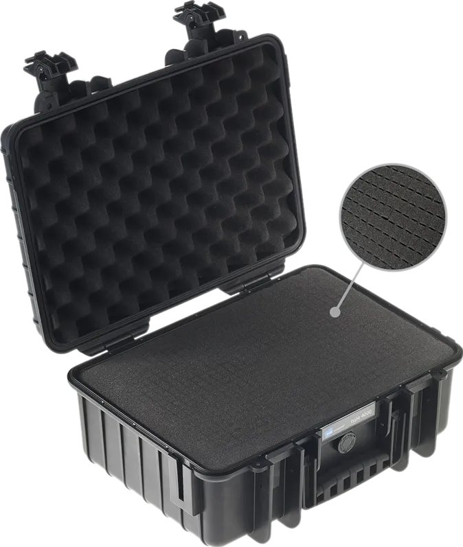 BW Outdoor Cases Type 4000 / Black (pre-cut foam)