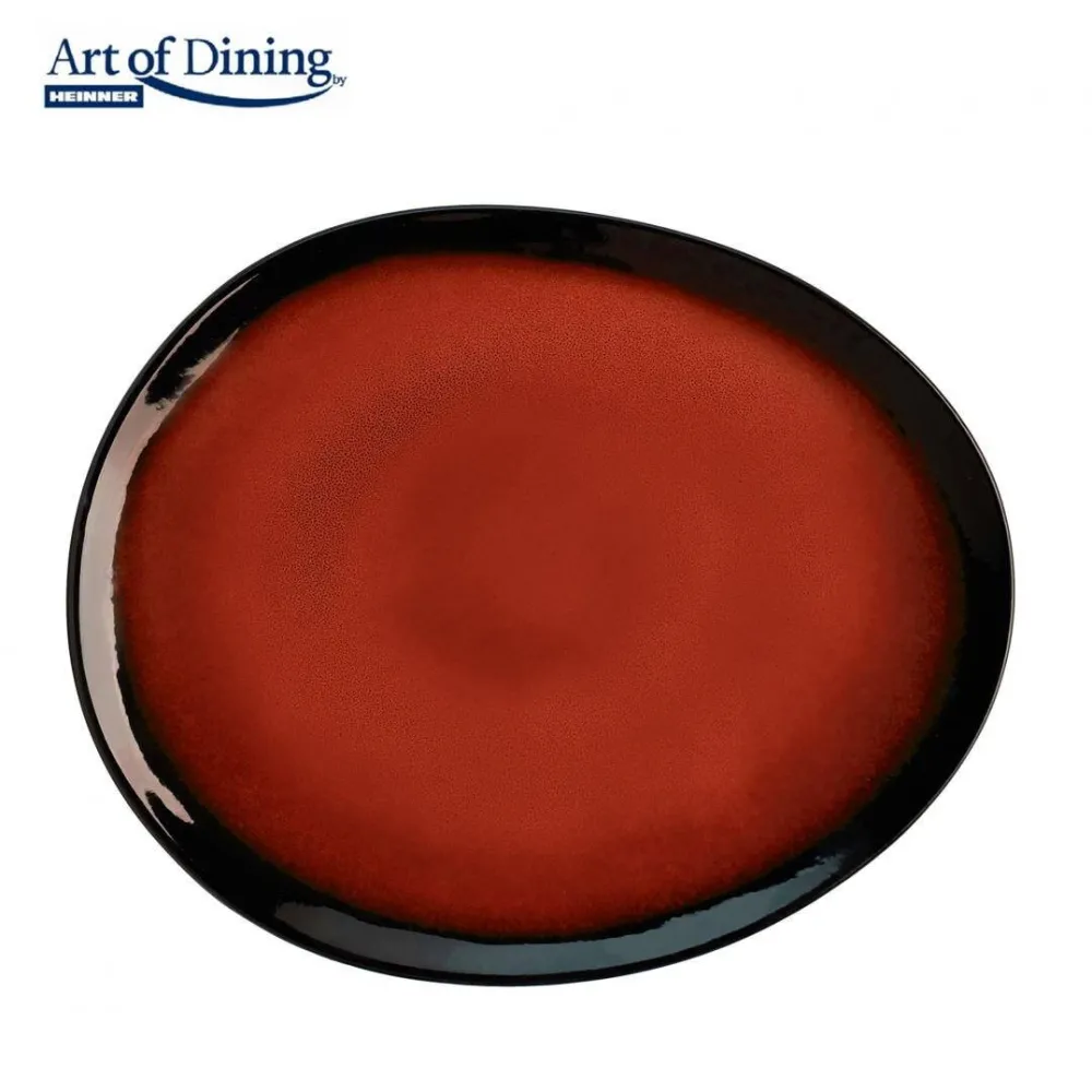HEINNER Farfurie ovala ceramica 28 cm, Vulcano