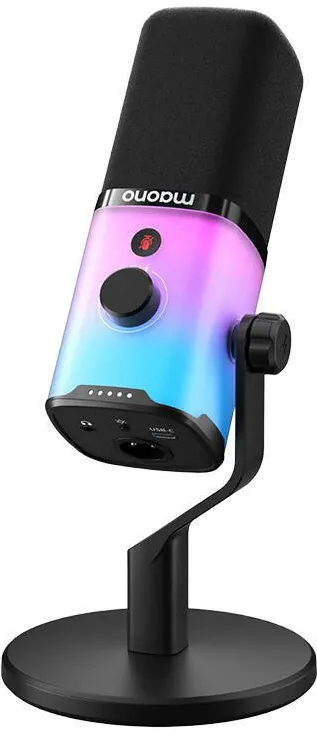 Microfon Maono Maono PD100X RGB Microphone Black