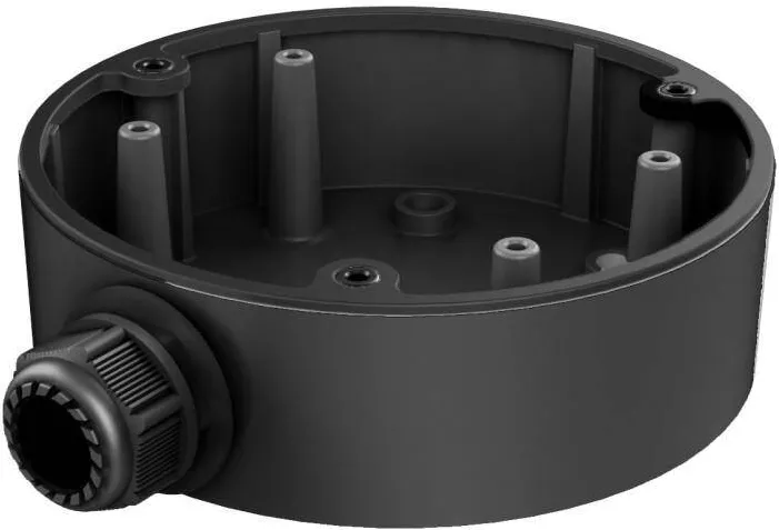 Hikvision Adaptor HIKVISION DS-1280ZJ-DM21, negru, pentru camere de supraveghere, montare pe perete sau tavan, 137x43.2mm