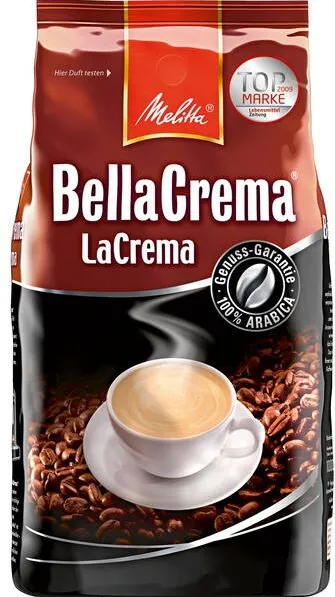 Melitta Cafea boabe BellaCrema LaCrema, 1 kg