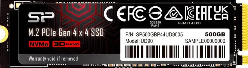 SSD SILICON-POWER UD90 500GB PCI Express 4.0 x4 M.2 2280