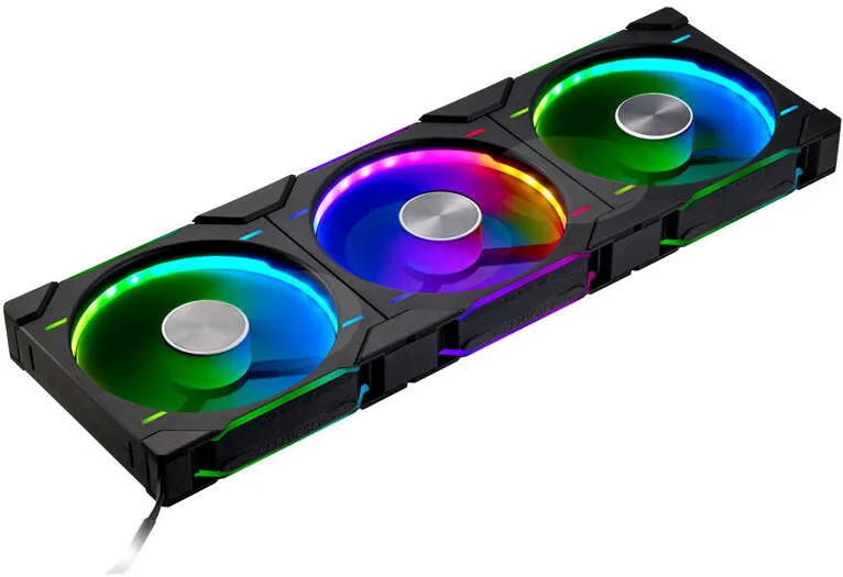 Phanteks D30 PWM Regular Airflow, D-RGB , 3 Pack - 140mm, Negru