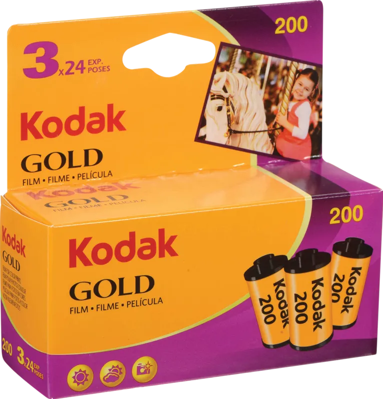 KODAK 135 Gold 200 Carded 24x3