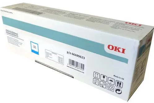 Toner imprimanta OKI Cyan 46490623