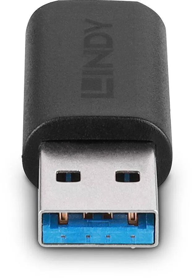 Adaptor Lindy Adaptor Lindy 41904, USB - USB-C, Black