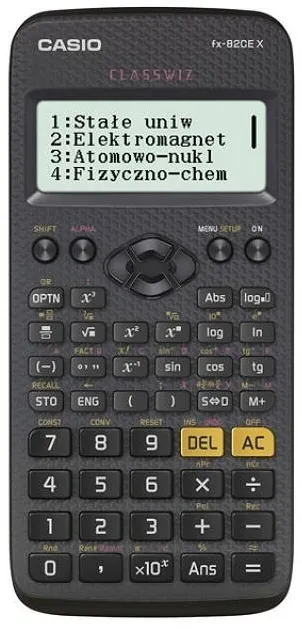 CASIO Calculator stiintific FX 82CEX BLACK, 12-DIGIT DISPLAY