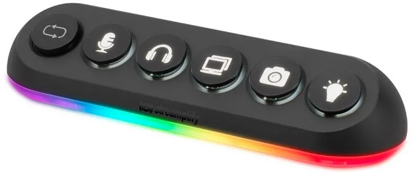 streamplify Hub cu 5 porturi HUB DECK 5, USB 3.0, RGB