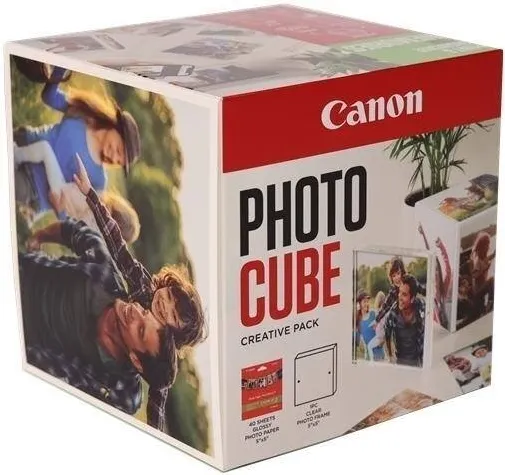 Hartie Foto Canon PP-201 13x13CM PHOTO CUBE WH/BL