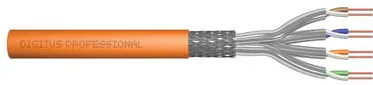 Accesoriu Retea Assmann CAT.7 S/FTP, 100m, simplex,100m, Portocaliu