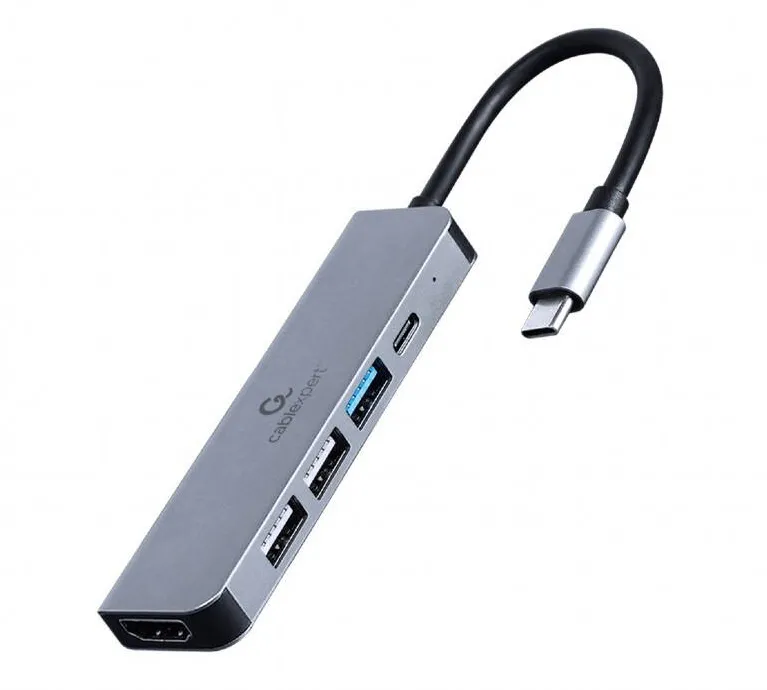 Docking Station Gembird USB-C 5in1, PD, HDMI, USB 3.1, USB 2.0x2
