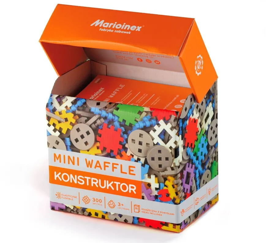 Set Jucarii Marioinex Construction Blocks Mini Waffle Konstruktor 300