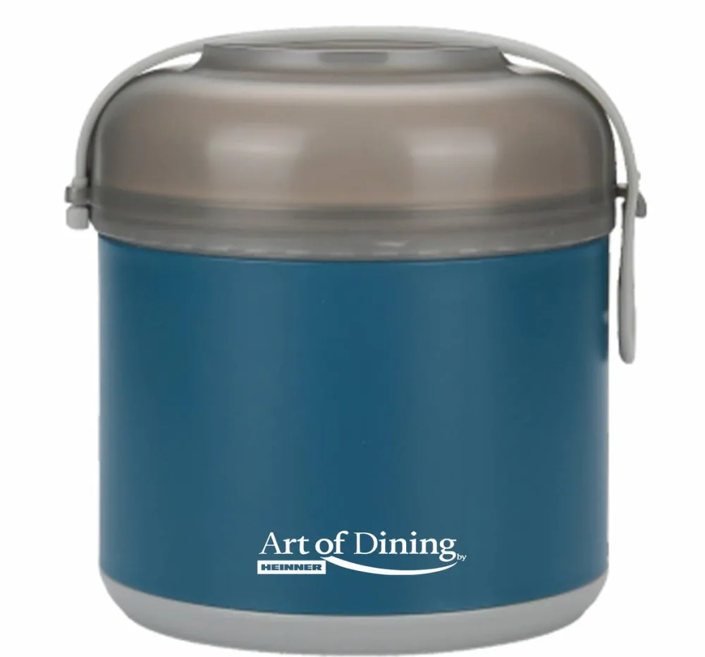 HEINNER CASEROLA TERMICA 600 ML, LOCA, ALBASTRU