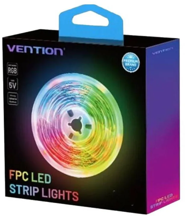 Vention RGB FPC LED z pilotem IR USB 5V 2m