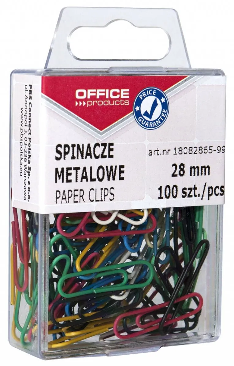 Office Products Agrafe colorate 28 mm, 100/cutie, Office Products - asortate