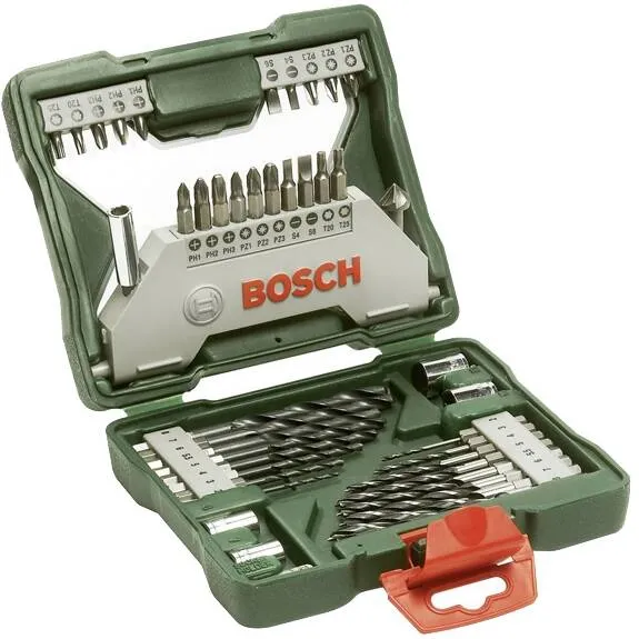 BOSCH 2607019613 - Set accesorii insurubare si burghie mixte, 43 bucati