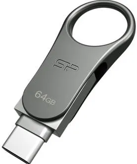 Memorie USB SILICON-POWER Mobile C80 32GB USB 3.0 Tip-C Silver