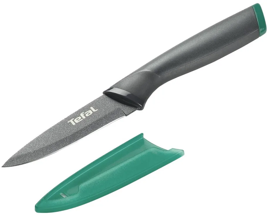 TEFAL Cutit Tefal Fresh Kitchen, 9 cm, lama din otel inoxidabil, protectie lama, gri