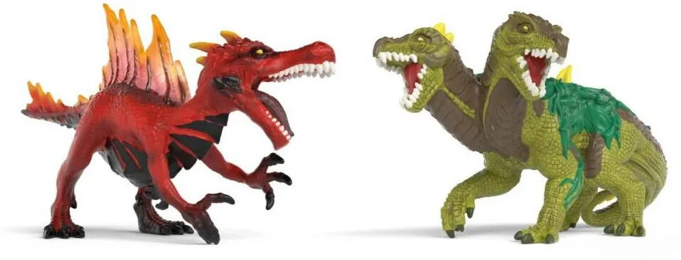 Schleich Set Figurine Schleich Jaszczurka Vs Jaszczur Eldrador, multicolor, 10x15x22cm