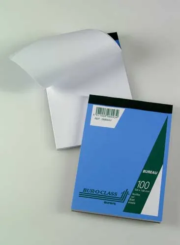 Aurora Blocnotes capsat, A6, 100 file - 60g/mp, microperforatii, Aurora Office - velin