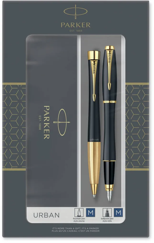 Parker 2093381 pen set Black, Gold 2 pc(s)