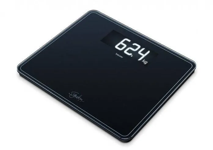 Beurer Cantar de sticla Beurer GS 410 Signature Line Black, afisaj iluminat XXL, pana la 200 kg