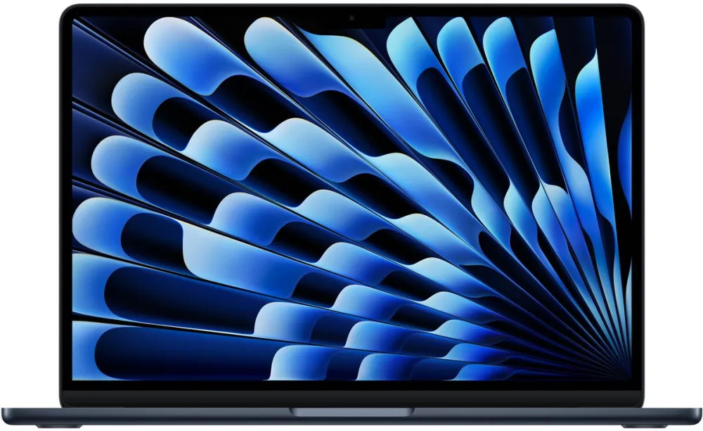 Laptop Apple Apple MacBook Air 13'' cu procesor Apple M5, 10 nuclee CPU, 8 nuclee GPU, 16GB RAM, 512GB SSD, Midnight, Tastatura Internationala