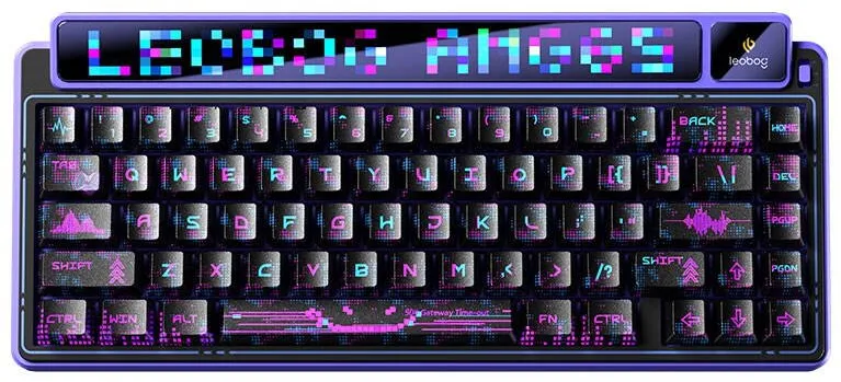 Tastatura AULA AULA Gasket AMG65 Purple LightFeather RGB Keyboard