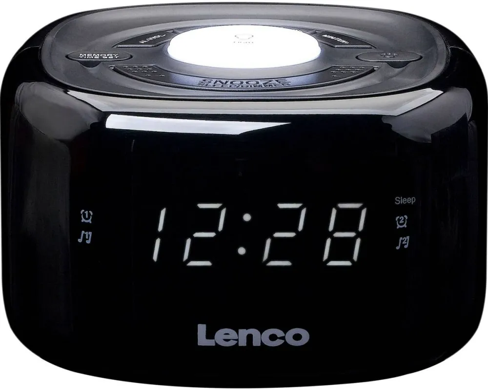 Lenco Ceas de Birou CR-12 black