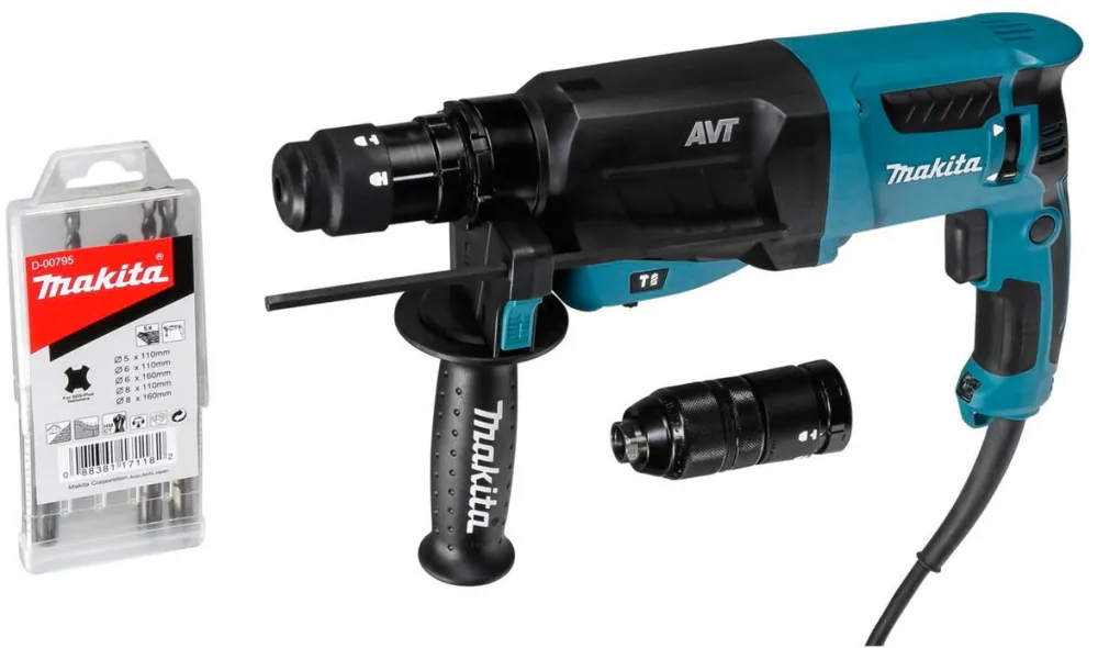Makita HR2631FT13 Combi Drill in aluminum case