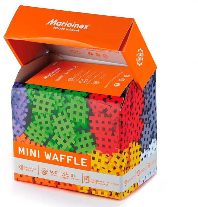 Set Jucarii Marioinex Construction Blocks Mini Waffle 300