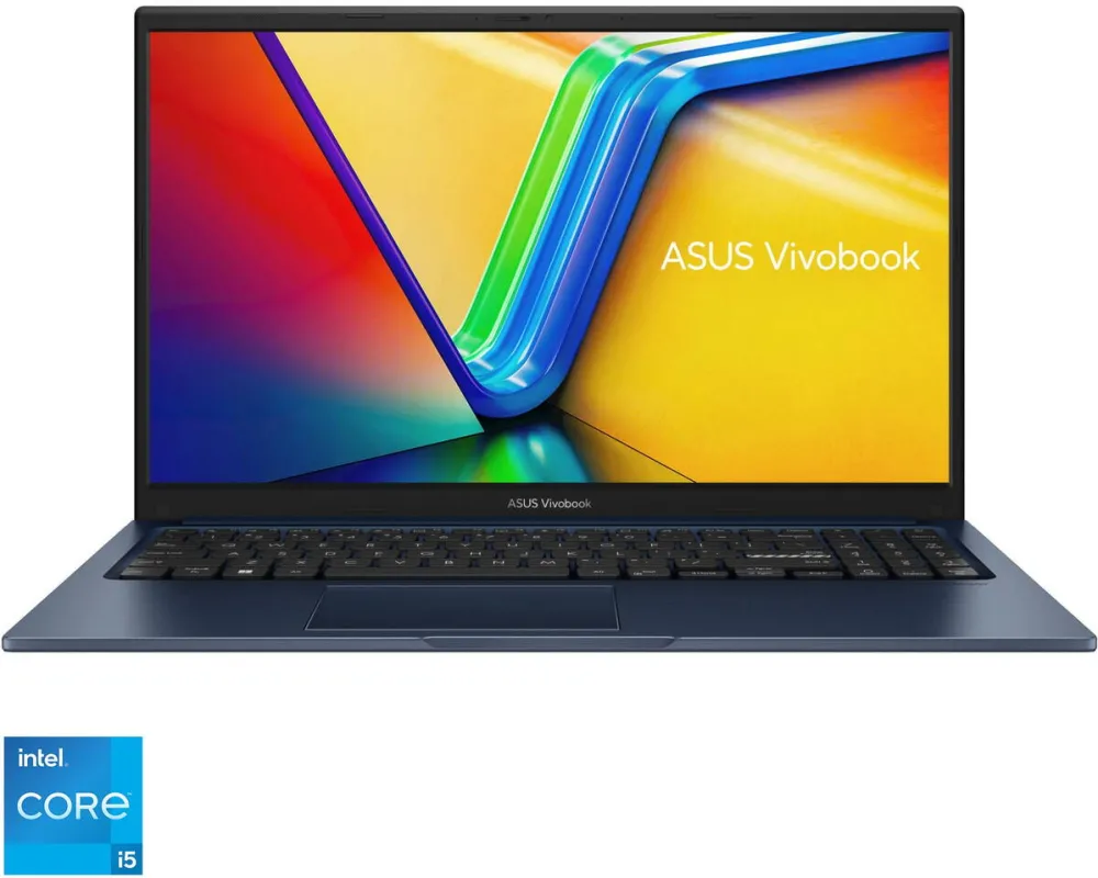 Laptop Asus Laptop ASUS Vivobook 15 A1502VA cu procesor Intel® Core™ i5-13420H pana la 4.6GHz, 15.6'', Full HD, IPS, 16GB DDR4 RAM, 512GB SSD, Intel® UHD Graphics, Windows 11 Home, Quiet Blue