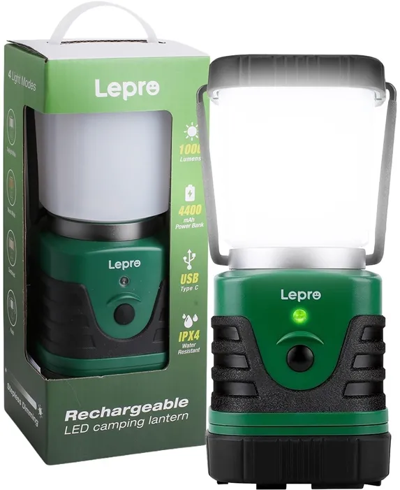 Lumini Camping si Frontale Lepro Camping lantern LEPRO 3300008 1000lm 3600mAh