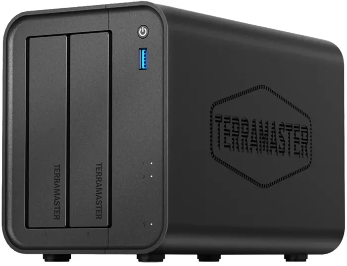 TERRAMASTER F2-425 Server de fișiere NAS cu 2 compartimente
